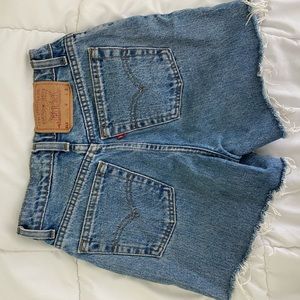 Vintage Levi Denim Cutoff Shorts